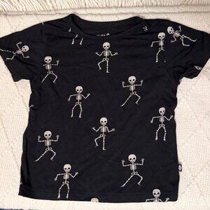 Kyte Baby Tshirt - Skeleton Print - 2T
